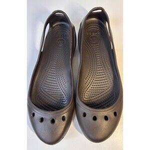 Crocs Kadee Ballet Flats Women's Size 9 Brown Slip On Shoes